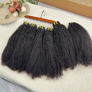 Proveedor Destacado: Paquetes de Cabello Humano Afro Rizado 4A4B4C4D, 100% Virgen sin Procesar, Tejido Vietnamita, Ofertas de Fábrica al Por Mayor - Product Image 2