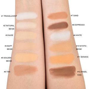 Poudre compacte vegan en gros, fond de <span class=keywords><strong>teint</strong></span> en poudre pressée, base visage personnalisée, boîte magnétique - Product Image 6