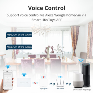 Zemismart Tuya Zigbee美国窗帘开关电动卷帘百叶窗定时器控制阿列克谢谷歌主页 - Product Image 2