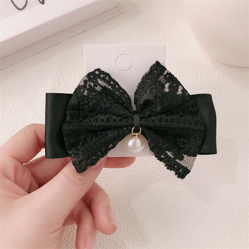 Noeud en dentelle noir 1-25a089