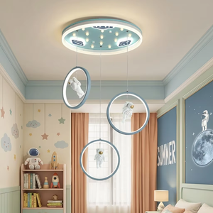 <span class=keywords><strong>Lampadario</strong></span> a Soffitto a Forma di Principessa Cartoonesca, Lampada a Sospensione per <span class=keywords><strong>Cameretta</strong></span> Bambini, Lampada da Soffitto per Ragazze e Ragazzi - Product Image 3