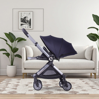 Poussette bébé personnalisée Baypie BP168-2 avec siège réversible et nacelle amovible, service OEM/ODM offert