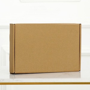 Customized foldable <b>brown</b> cowhide cardboard environmentally friendly corrugated cardboard <b>box</b> manufacturing color gift <b>box</b> - Product Image 1