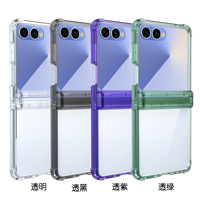 Kedatangan Baru Casing Ponsel Transparan Anti Guncangan Berkualitas Tinggi dari Pabrik dengan Pelindung Layar untuk Samsung Z Flip 8 7 6 5 4 3