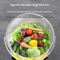 Nouveau hachoir à légumes en acier inoxydable Jianglai, 4 lames, 220V, garantie de 3 mois, pour l'alimentation des poulets et des porcs, usage domestique de petite taille