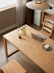 L711J legno massello di quercia nordico forte sala da pranzo mobili 4-8 posti <span class=keywords><strong>tavolo</strong></span> da pranzo - Product Image 4
