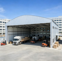 Grande structure en acier à travée libre, atelier moderne préfabriqué, bâtiment industriel pour entrepôt, certifié ISO