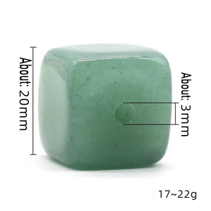 หินอาเกตคริสตัลธรรมชาติแบบขายส่ง รูปทรงลูกบาศก์ สำหรับใส่ธูป หินดิบประดับตกแต่ง ใช้กับธูปอโรมาเธอราพี - Product Image 2