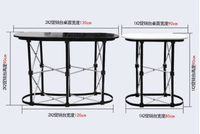 Portable Pop up Table 2*2 Compteur de promotion de toile de fond pliable