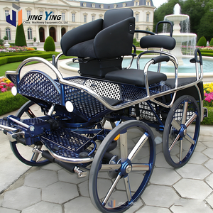 Petit parc à thème de chariot tiré par des chevaux et transport de tache scénique entraîneur de poney de conte de fées chariot de <span class=keywords><strong>cendrillon</strong></span> inspiré de <span class=keywords><strong>Disney</strong></span> pour des locations - Product Image 1