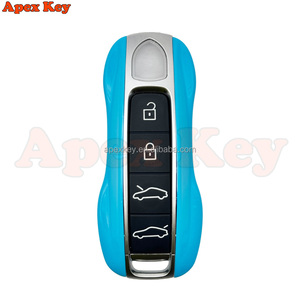 Fundas de Repuesto para Llaves de Alta Calidad en Azul Bebé para Porsche con Pegatinas para Crear Marcos de Fotos Artísticos - Product Image 6