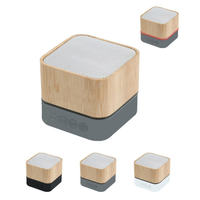 Haut-parleur Bluetooth sans fil Rechargeable en bois de bambou, une pièce authentique, solide, sculpté à la main