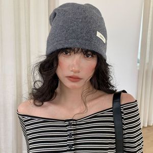 <span class=keywords><strong>Gorro</strong></span> de Punto de <span class=keywords><strong>Lana</strong></span> <span class=keywords><strong>100</strong></span>% Pura para Hombre y Mujer, Estilo Informal, para Primavera y Otoño, Color Sólido, Fabricante de Gorros Personalizados - Product Image 1