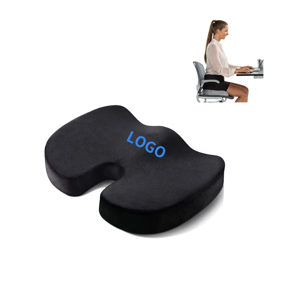 Coussin ergonomique de siège rembourré, en mousse à mémoire de forme, pour chaise de bureau, prix d'usine