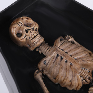 <span class=keywords><strong>Chambre</strong></span> <span class=keywords><strong>des</strong></span> <span class=keywords><strong>Secrets</strong></span> Halloween - Cercueil Électrique Rond en Plastique avec Fantômes Dansants et Tour de Fortuna - Jouets d'Horreur pour Maison Hantée - Product Image 5