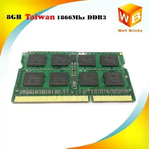 핫 잘 팔리는 laptop ram memory PC14900 1866 백만헤르쯔 ddr3L 8 기가바이트 와 original 칩