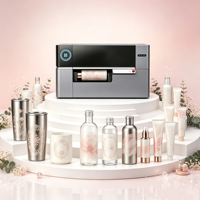 Mesin Cetak UV Silinder Rotari Satu Lintasan untuk Cetak Digital Inkjet pada Tumbler, Mug, Gelas, dan Botol Kosmetik