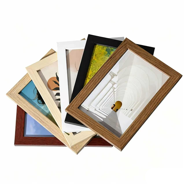 Customizable Modern MDF Wooden Multi-Size 5 6 7 8 Inch A5 Photo Frame for Tabletop & Wall Decor