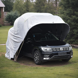 Abri de voiture pliable Amas pour garage extérieur, tente imperméable pour SUV, abri de voiture pliable et verrouillable - Product Image 1
