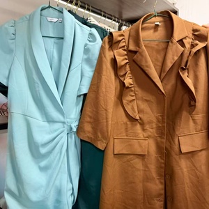 Jupe de tailleur d'occasion pour <span class=keywords><strong>femme</strong></span>, Nouvelle collection <span class=keywords><strong>été</strong></span> 2026, Haut de gamme, <span class=keywords><strong>Robe</strong></span> professionnelle élégante, Idéale pour le bureau, Vêtements de seconde main - Product Image 6