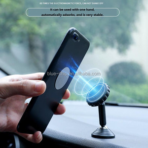Dudukan ponsel dasbor mobil, dudukan telepon genggam Universal fleksibel warna merah, magnetik 360 untuk dasbor mobil dengan rotasi 360 - Product Image 4