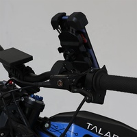 LINGQI Support rotatif pour moto 360 Support de téléphone portable antidérapant pour vélo Support de téléphone pour quad vélos électriques