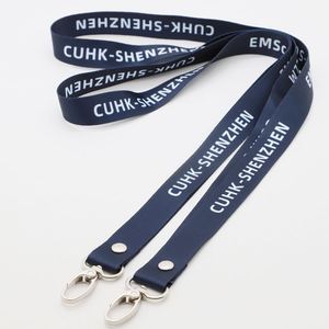Wholesale Custom <b>Polyester</b> Collage <b>Lanyards</b> University Student Staff ID Holder <b>Lanyard</b> - Product Image 1