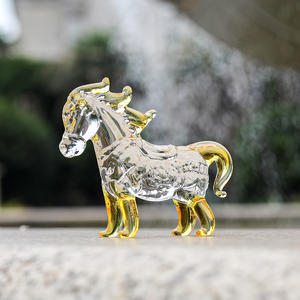 Handmade Eco-Friendly Polished Mini <b>Crystal</b> Ball Zodiac Steed Figurine Table Ornaments Collectible <b>Animal</b> Home Decor Birthday - Product Image 5