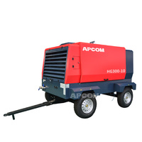 Compresseur d'air diesel à vis lubrifié portable de 110 kW, 8 bars, 460 CFM, pour l'exploitation minière, avec moteur Cummins modèle MS460-8