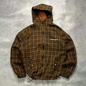 Veste à capuche zippée réversible imperméable et respirante pour homme, coupe ample, coupe-vent, style streetwear <span class=keywords><strong>vintage</strong></span> - Product Image 1