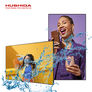 ทีวีดิจิตอลติดผนังระบบแอนดรอยด์ 4K CMS คลาวด์ สำหรับใช้งานกลางแจ้ง ยี่ห้อ Hushida ขนาด 55/65 นิ้ว กันน้ำ ความสว่าง 1000 Nits ใช้เทคโนโลยี Mini-LED - Product Image 1
