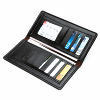 Dompet Pendek Kulit PU Stylish Grosir untuk Pria, Dompet Pria Kasual Sederhana, Dompet Kecil
