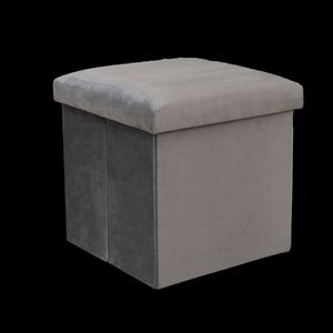 Tabouret moderne pour salon, meuble de rangement en tissu, acier inoxydable, bambou, qualité supérieure, échantillon disponible, tabourets de comptoir - Product Image 2