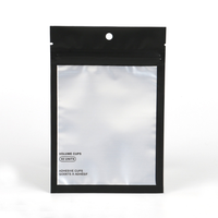 Petits sacs recyclables en papier d'aluminium pour fil dentaire avec fenêtre transparente sur un côté dans la pochette d'alignement avant