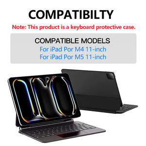 Offre Spéciale 11 pouces rvb rétro-éclairé étui à lévitation magnétique pour <span class=keywords><strong>iPad</strong></span> <span class=keywords><strong>Pro</strong></span> M4 M5 Ultra faible latence clavier magique britannique - Product Image 2