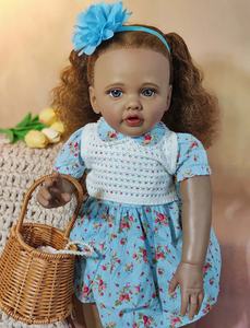 R & B ตุ๊กตาโบนคัสขนาด26นิ้วตุ๊กตาซิลิโคนเหมือนจริงสำหรับเด็กวัยหัดเดิน - Product Image 2