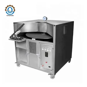 Home arabo pita pane panetteria tunnel forno per pane cuocere, pane arabo pizza rotonda forno a gas