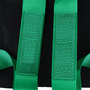 JDM กระเป๋าสะพายหลังผ้าใบมีสายรัดสำหรับแข่งรถ,สไตล์สตรีทคาร์มีสายรัดสีดำ + เขียว + สี - Product Image 5