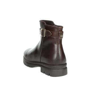 Botines Bajos para Mujer Donna Serena, Color Marrón 2H5388DP, Detalle de Hebilla en Cuero - Product Image 2