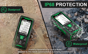 SW-80GQ Sndway Green Line กล้องวัดระยะด้วยเลเซอร์ ระยะ 500 ฟุต/เมตร สำหรับการสำรวจอาคาร - Product Image 4