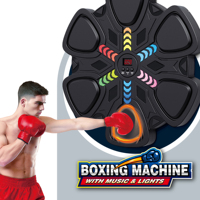 Machine de boxe musicale électronique murale pour enfants, modèle 2026, en promotion, jouet de sport ludique avec système de pointage