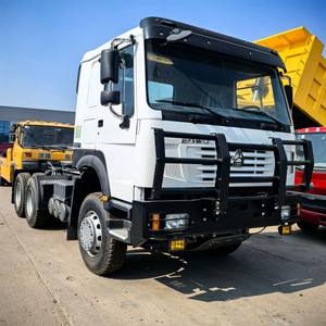 <span class=keywords><strong>Camion</strong></span> tracteur d'<span class=keywords><strong>occasion</strong></span> Sitrak Howo Euro II 375 ch 6x4 Diesel Weichai à suspension pneumatique, bon état, robuste, pour charges lourdes - Product Image 1