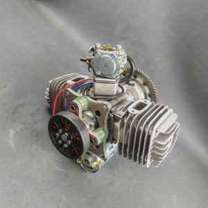 เครื่องยนต์โดรนเบนซินแบบปรับแต่งได้ 66cc 120cc 170cc 222cc 351cc 360cc 560cc 550cc 700cc สำหรับ RC UAV แบบสองสูบ 2 จังห<span class=keywords><strong>ว</strong></span>ะ - Product Image 1