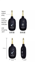 Stringed Instruments Parts Accessories 2 Pickup Receiver and Transmitter System Wireless Connector