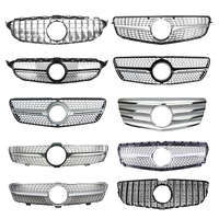 Calandre WRR Accessoires Auto pour Mercedes Benz W204 W164 W212 W251 Sprinter Modification Style Diamant Pare-chocs Avant AMG