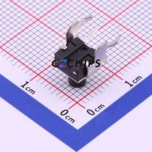 TS-1093A-A8B2-D2 Tactile Switch Through hole Component THT Switch Single Pole Single Throw Round Button 1.8N Right Angle Insert - Product Image 2