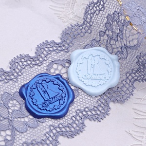 Autocollants de sceau de cire adhésifs 10 pièces <span class=keywords><strong>Merci</strong></span> Sapin de Noël AMOUR Roses Sceau de cire de mariage - Product Image 3