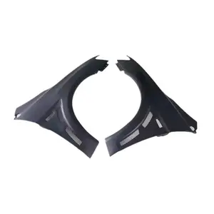 Body Parts A Pair Fenders For Mitsubishi Lancer 2009-2015 EVO Front Bumper Side Fenders Skirts Leaf Plate Car Auto Body Kits