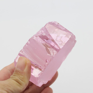 Ngô Châu <span class=keywords><strong>CZ</strong></span> Đá Quý Nguyên Giá Thô Màu Hồng Cubic Zirconia Chất Liệu Cho Loose Đá Làm - Product Image 2