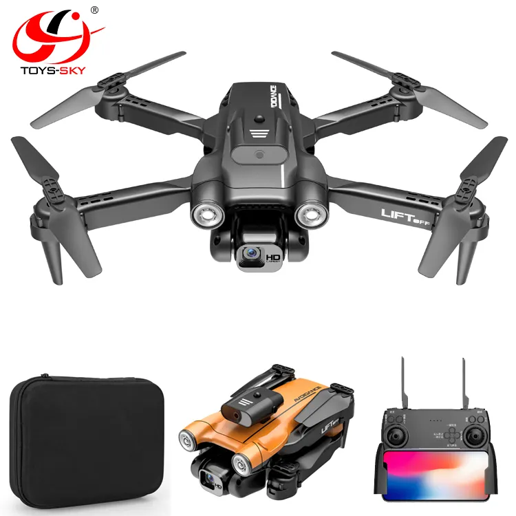 2023 Best Seller quality obstacle avoidance mini S163 Pro Wifi fpv foldable RC dron 4k Selfie Dual Camera beginner drones